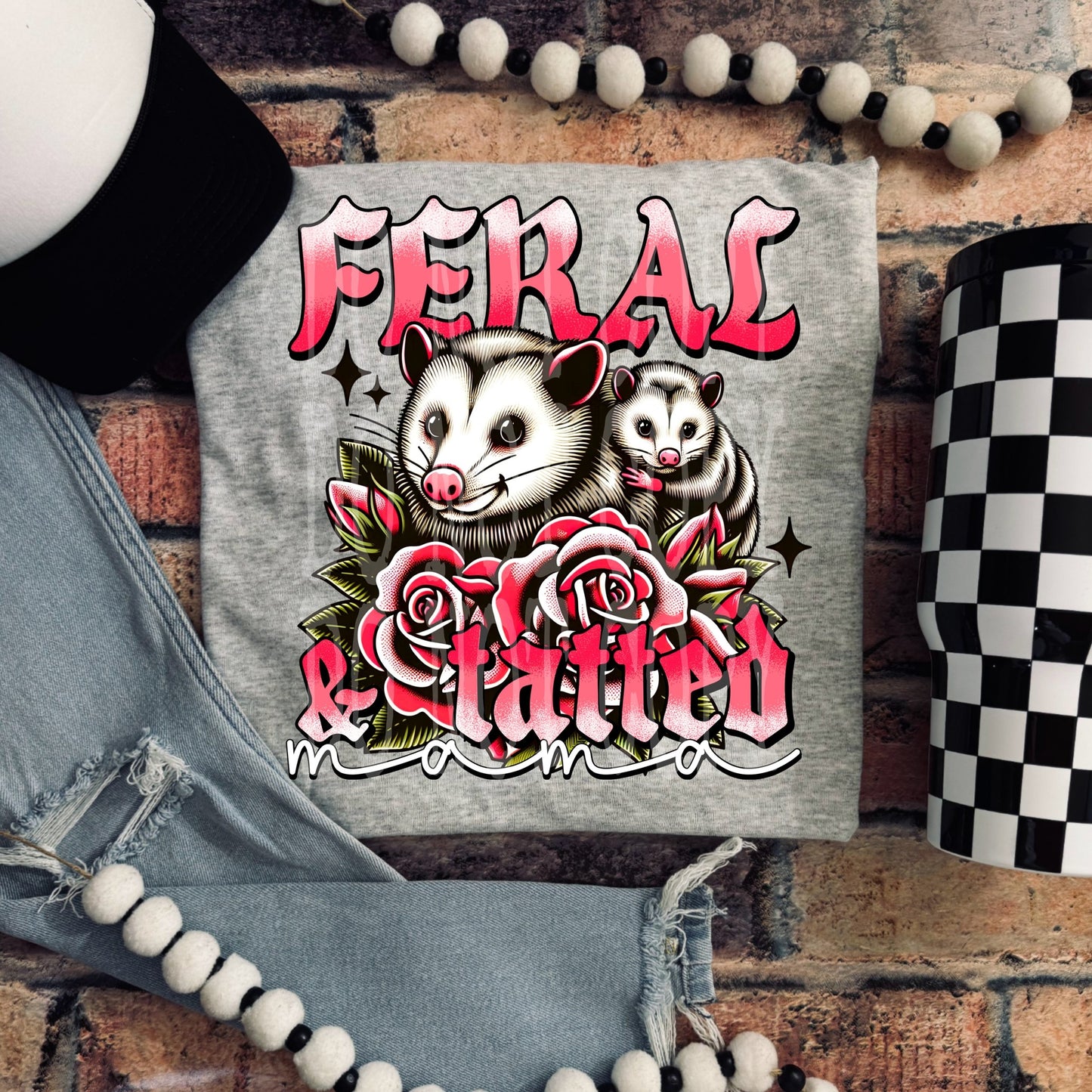 Feral And Tatted Mama
