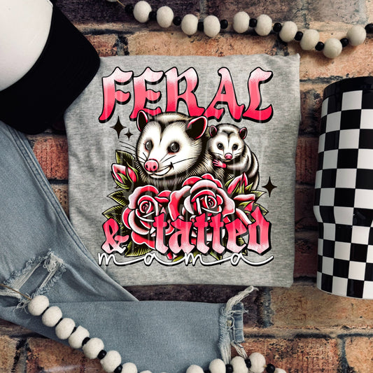 Feral And Tatted Mama