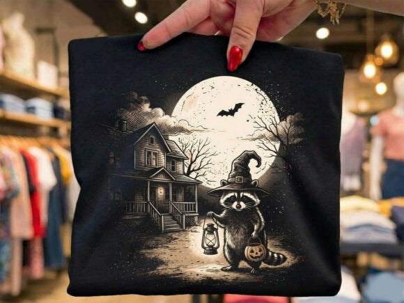 SPOOKY HALLOWEEN RACCOON