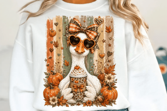 FALL LEOPARD LATTE GOOSE