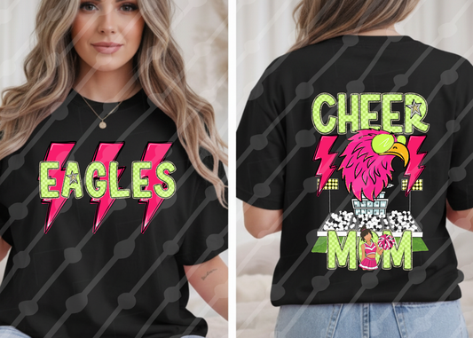 LIGHTNING CHEER MOM EAGLES MASCOT
