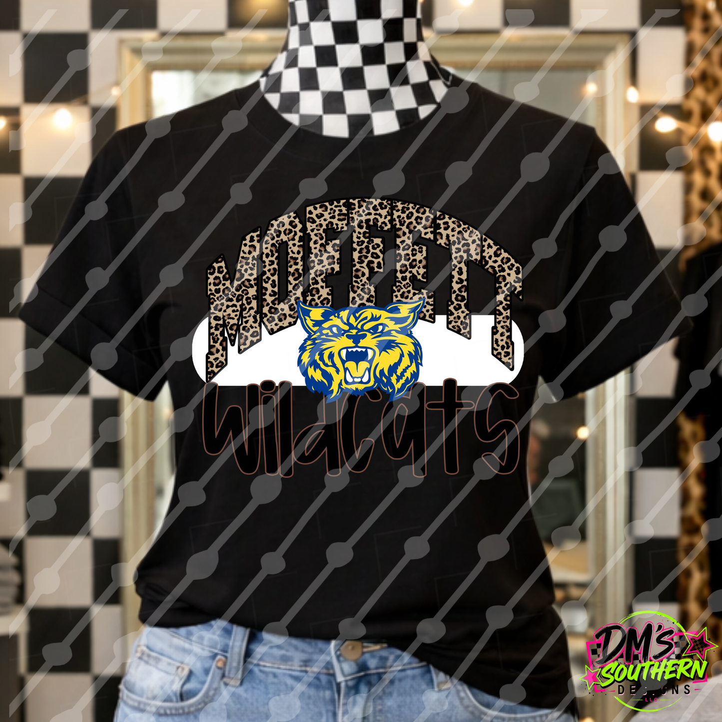 MOFFETT WILDCATS LEOPARD