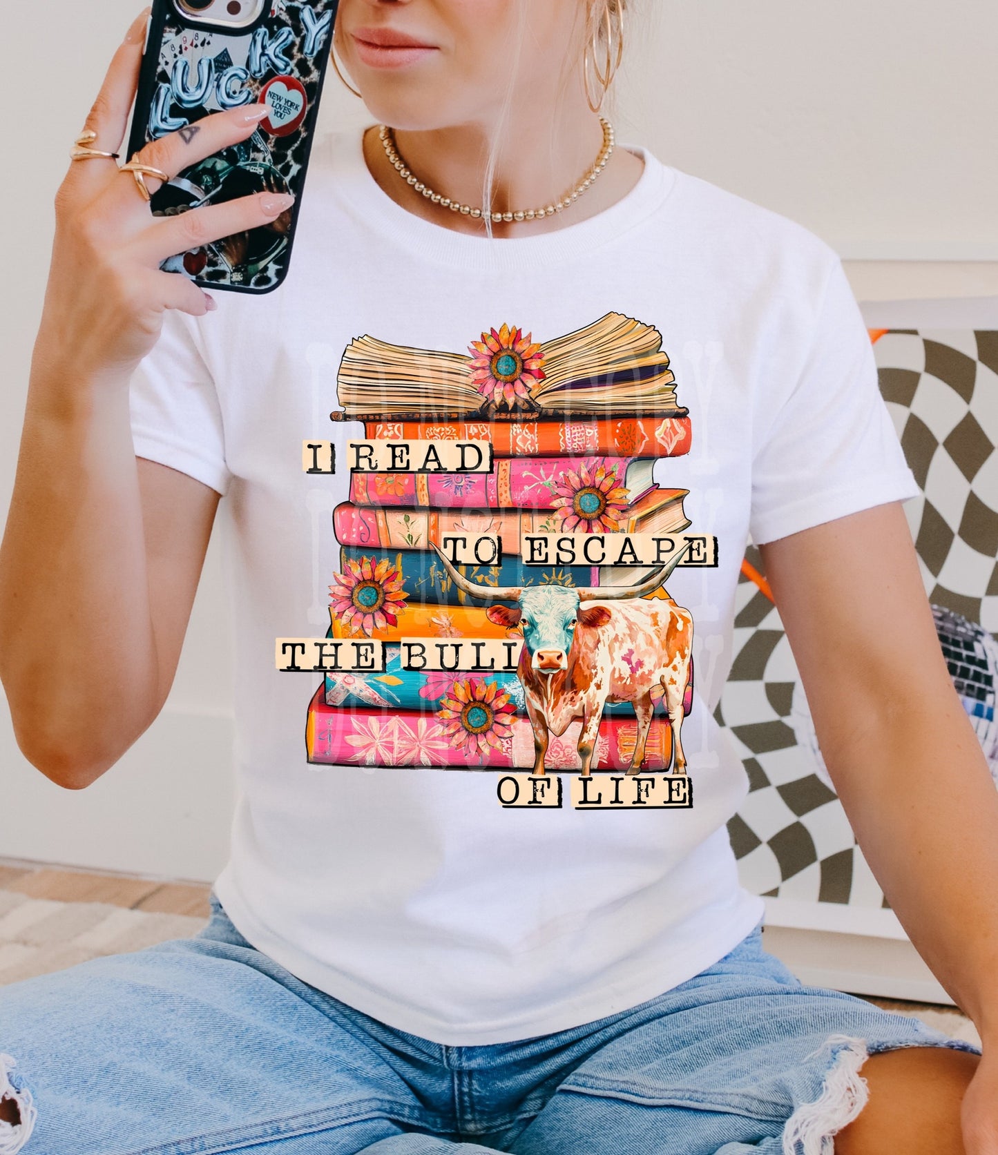 I Read To Escape The Bull Of Life