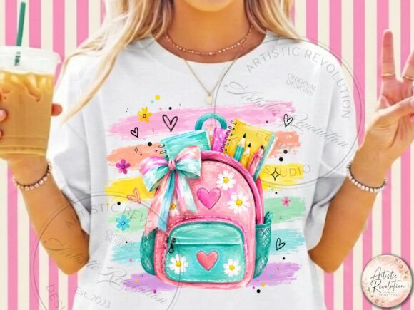 FLORAL HEART BACKPACK