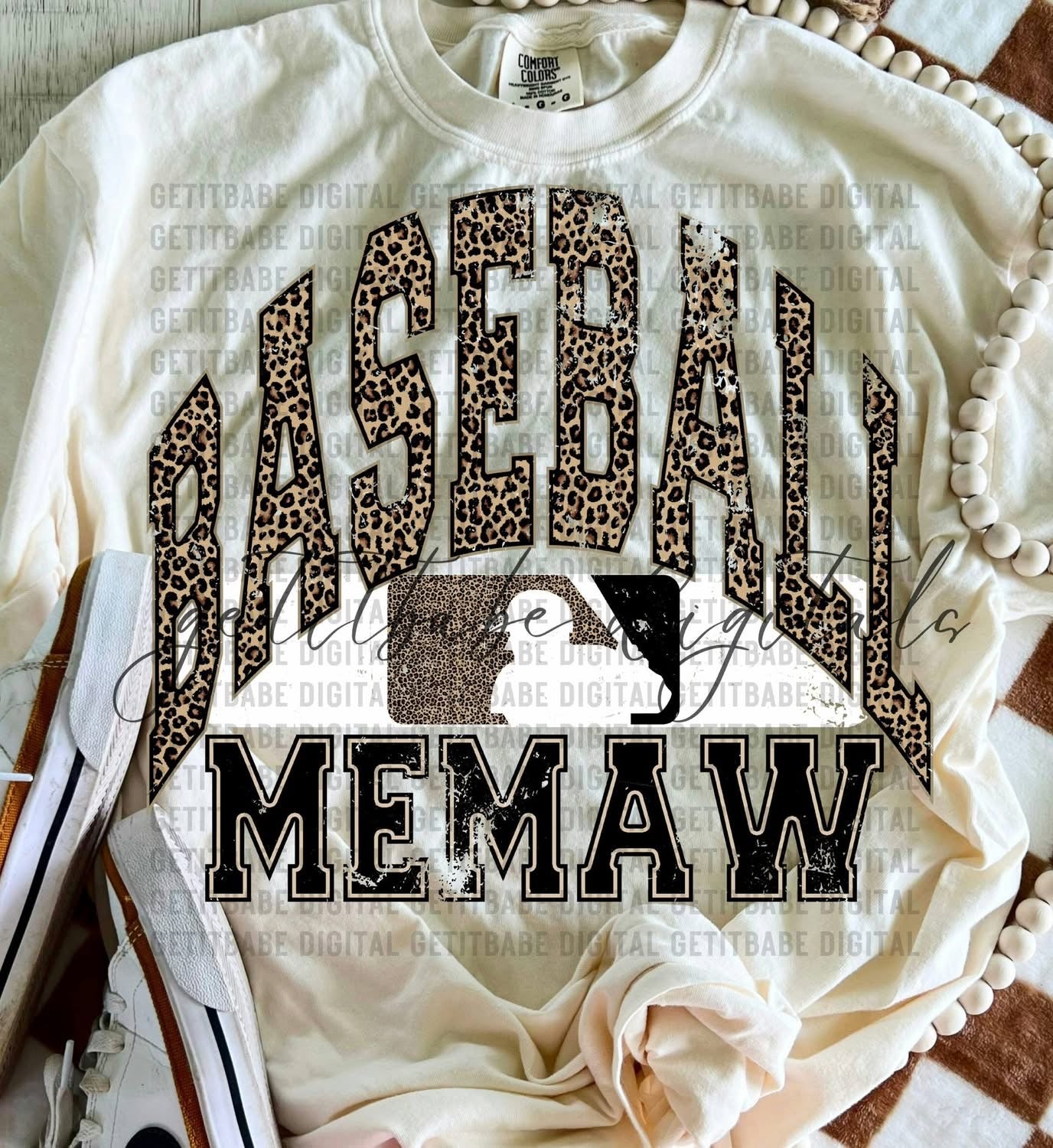 Leopard Baseball Bundle Trucker Hats, Shirts & Transfers