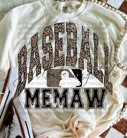 Leopard Baseball Bundle Designs
