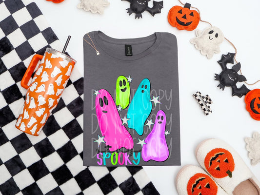SPOOKY NEON GHOSTS