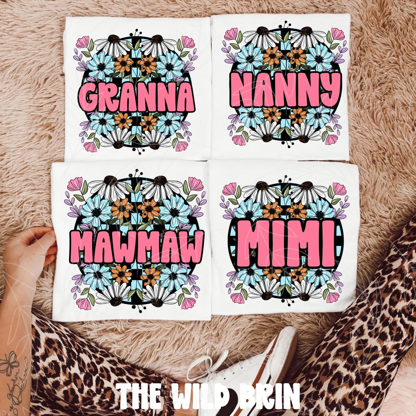 Floral Family Name Designs