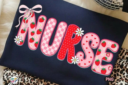 Strawberry Coquette Summer - Mama Summer Nurse Teacher