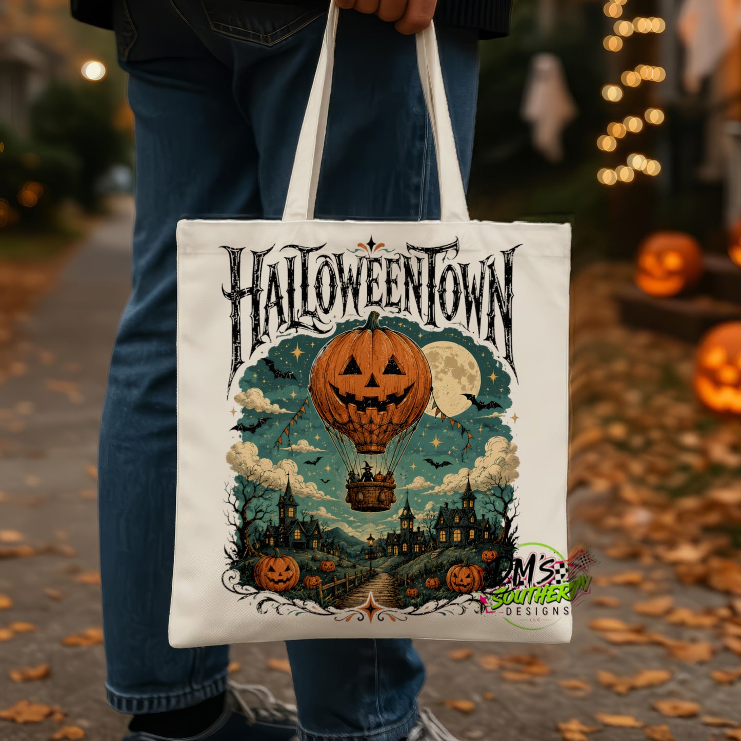 VINTAGE HALLOWEEN TOWN SPOOKY CUTE
