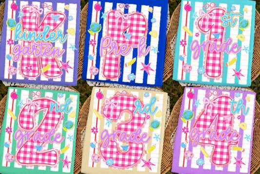 COLOR POP - FIRST DAY OF SCHOOL - BACK TO SCHOOL