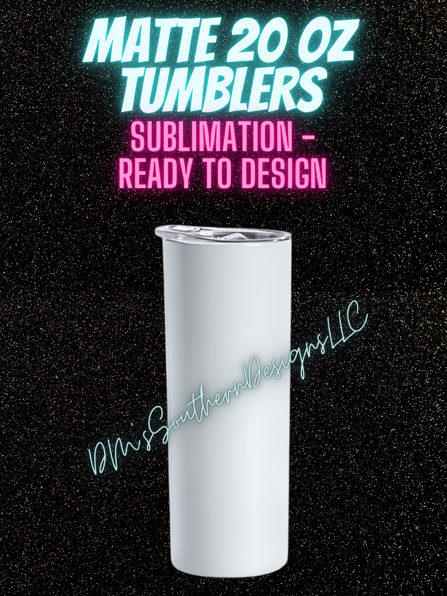 20oz Blank Sublimation Tumbler - Matte