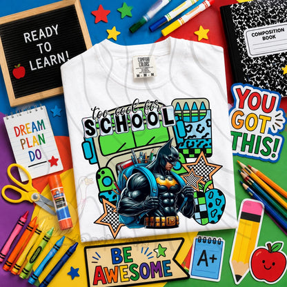 TOO COOL FOR SCHOOL - CHARACTER BUNDLE - FIRST DAY OF SCHOOL - BACK TO SCHOOL