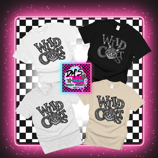 WILDCATS FAUX RHINESTONES