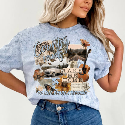 Spring Collage Country Roads