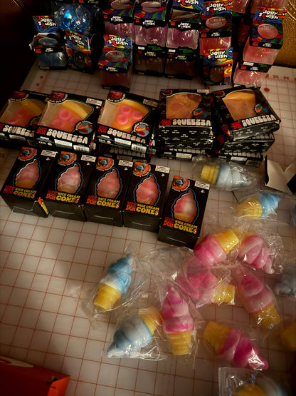 Ice Cream Cone Squishies mystery color with box