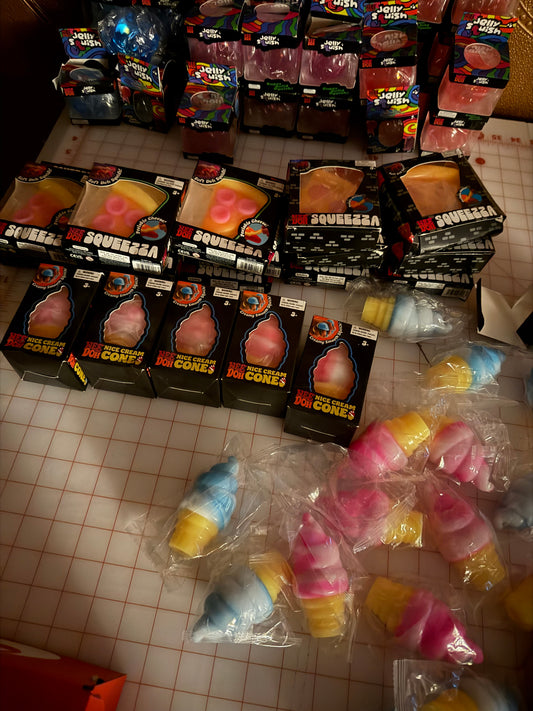 Ice Cream Cone Squishies mystery color