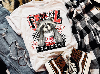 Feral Diet Cola Raccoon
