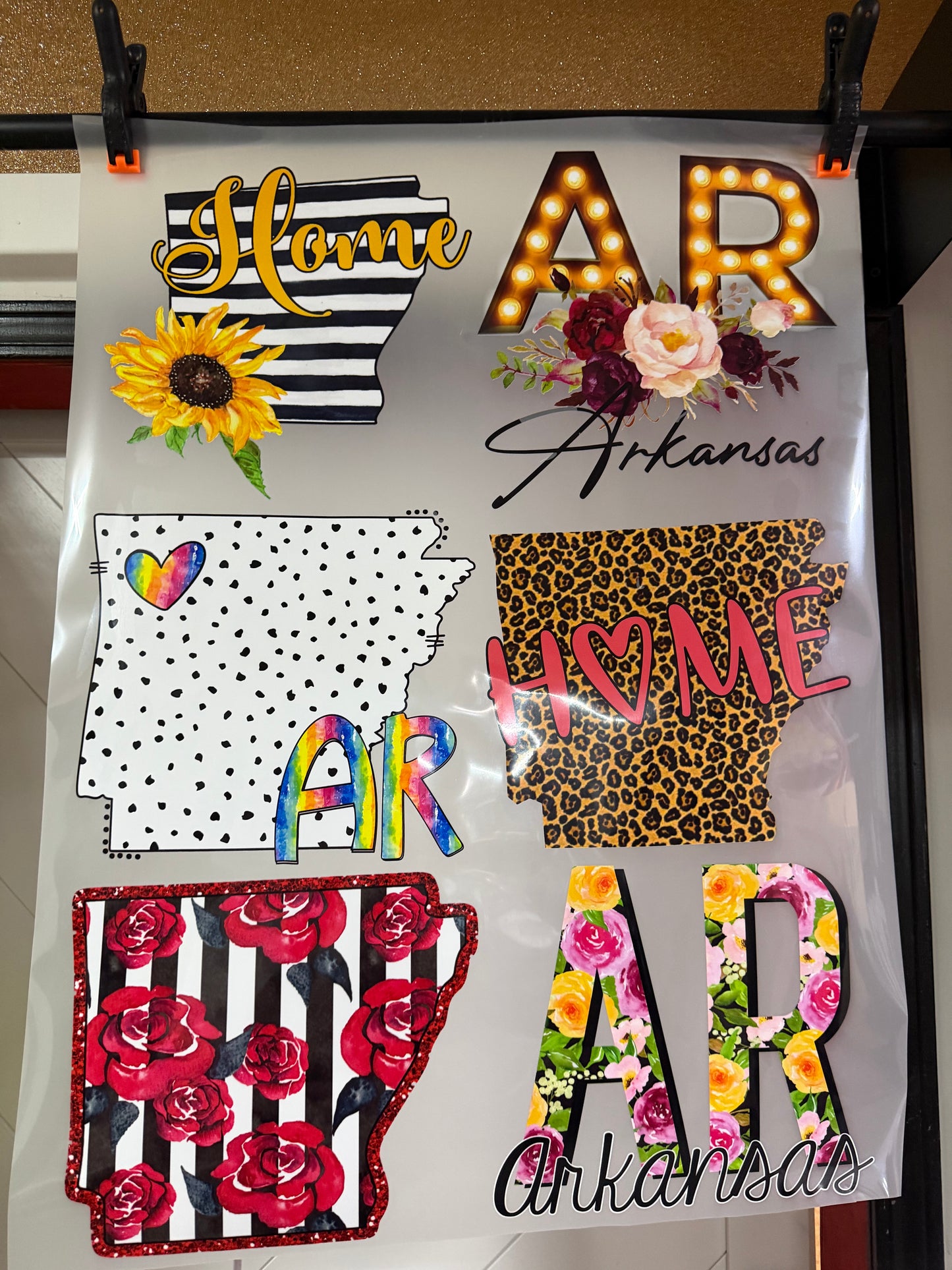 ARKANSAS - 6 DESIGNS - PREMADE DTF BUNDLE - READY TO PRESS