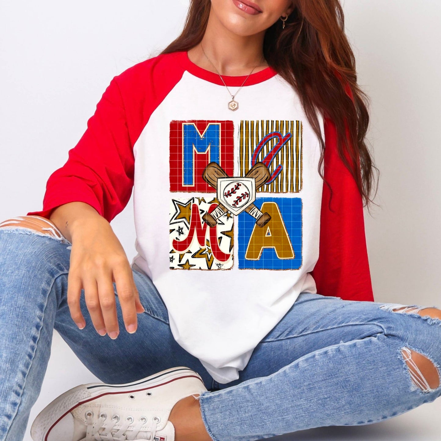 Baseball Mama Square