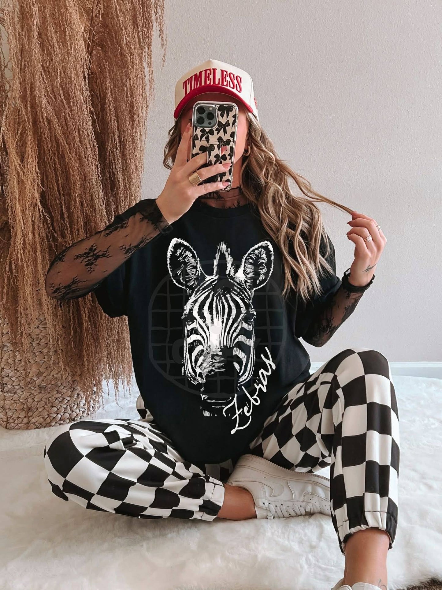 Black and White Zebra Mascot