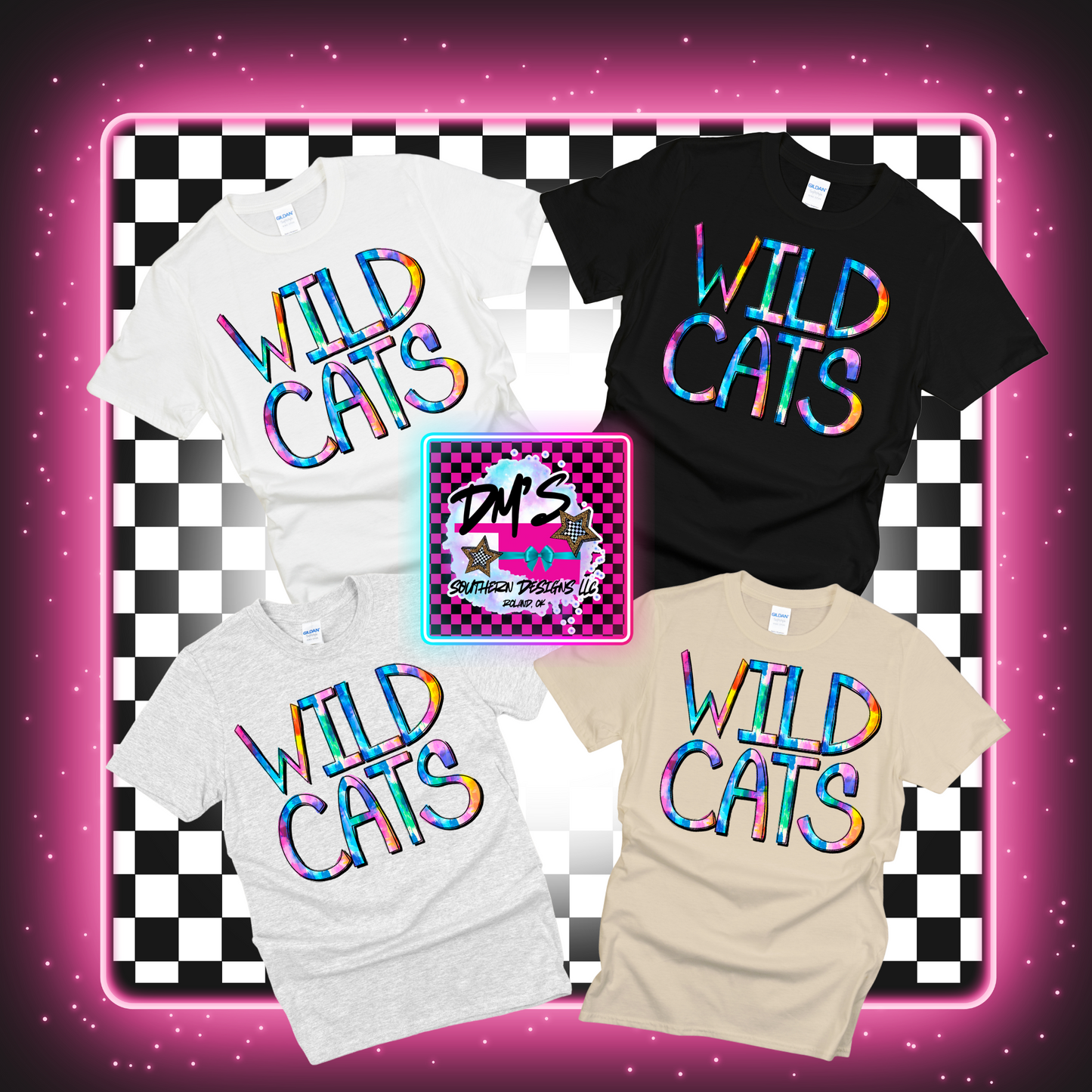WILDCATS TIE DYE
