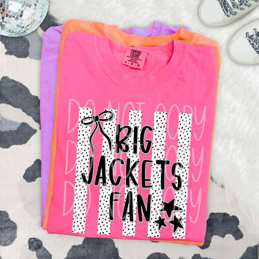 Dalmatian Dot Stripe Big Jackets Fan
