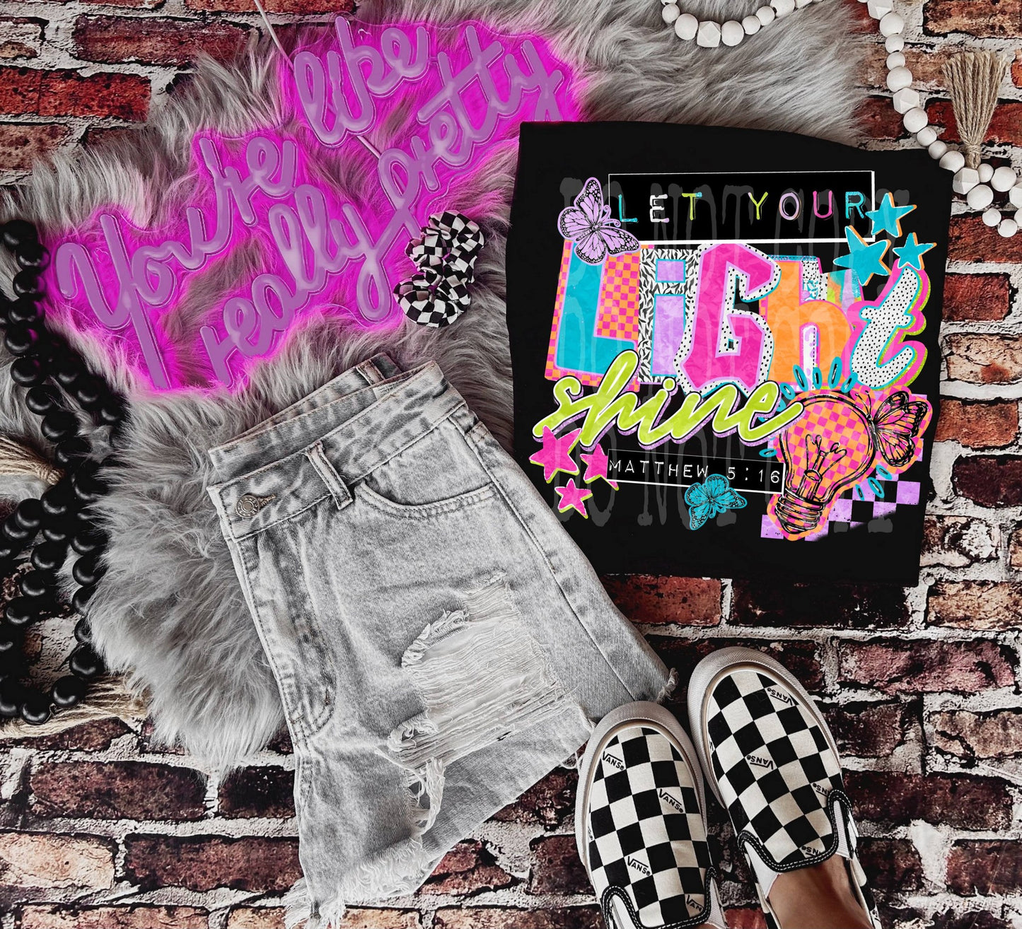 Retro Let Your Let Shine