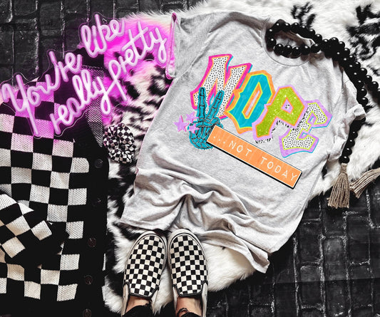 Retro Nope Not Today