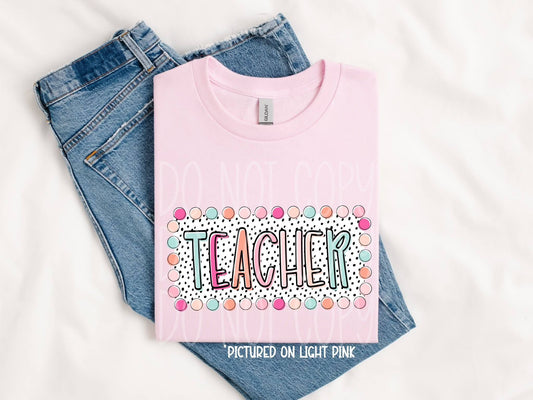 Polka/Dalmatian Dot Teacher
