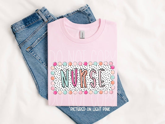 Polka/Dalmatian Dot Nurse