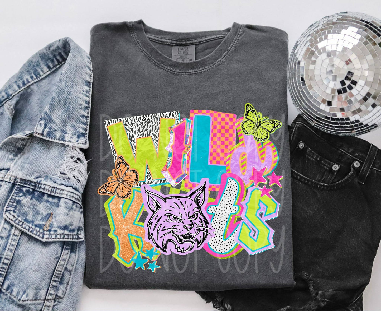 Retro Wildkats Mascot