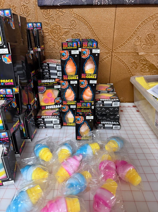 Ice Cream Cone Squishies mystery color with box