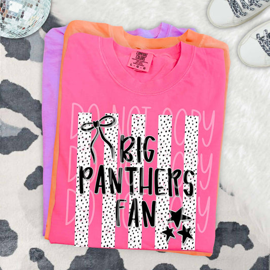 Dalmatian Dot Stripe Big Panthers Fan