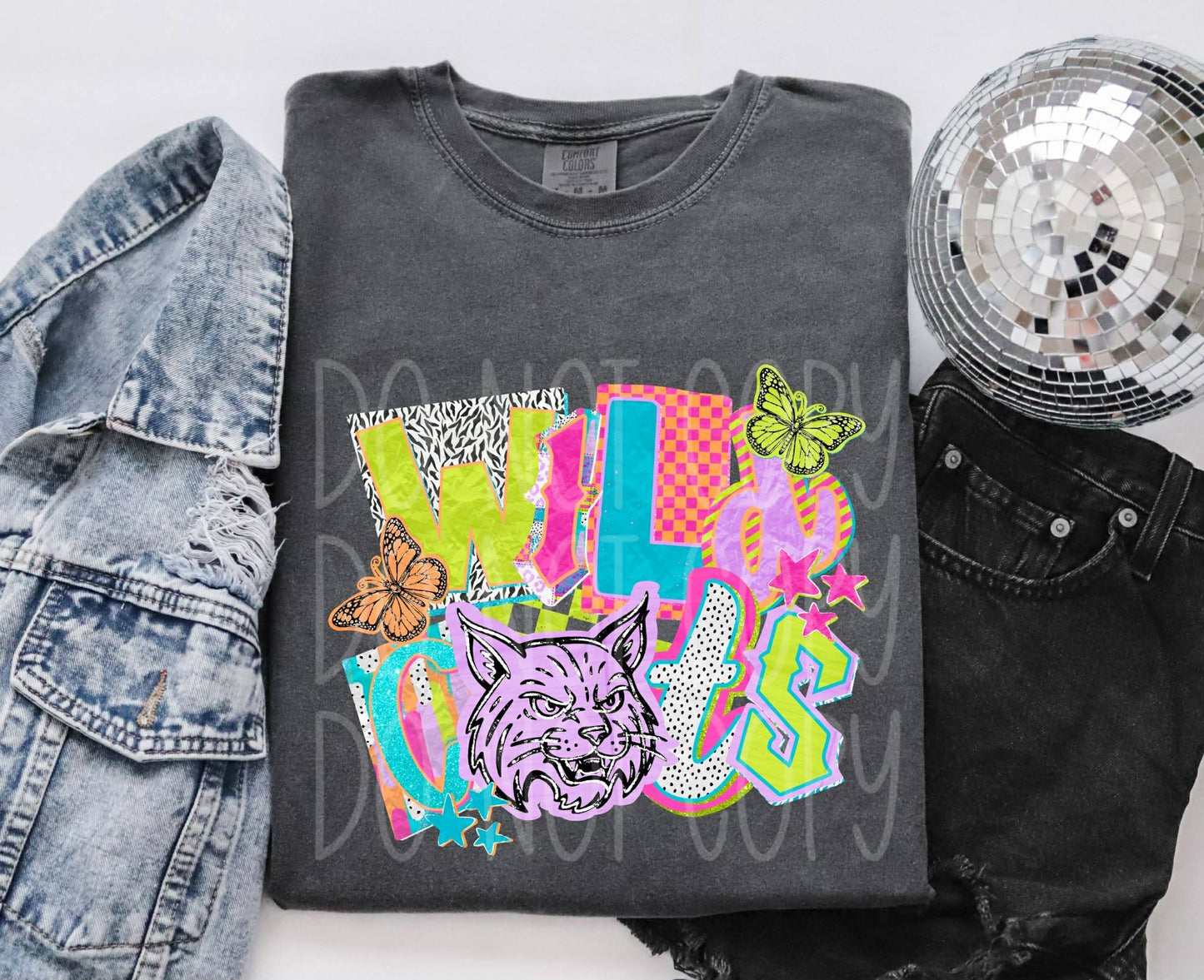 Retro Wildcats Mascot