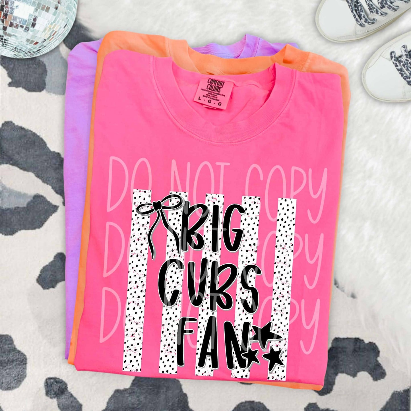 Dalmatian Dot Stripe Big Cubs Fan