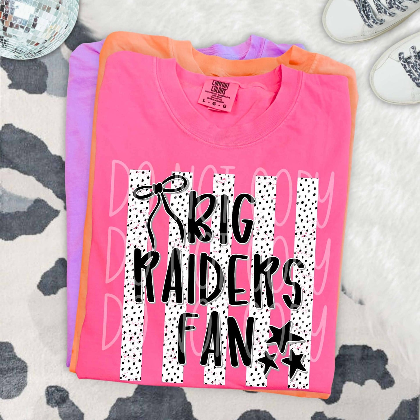 Dalmatian Dot Stripe Big Raiders Fan