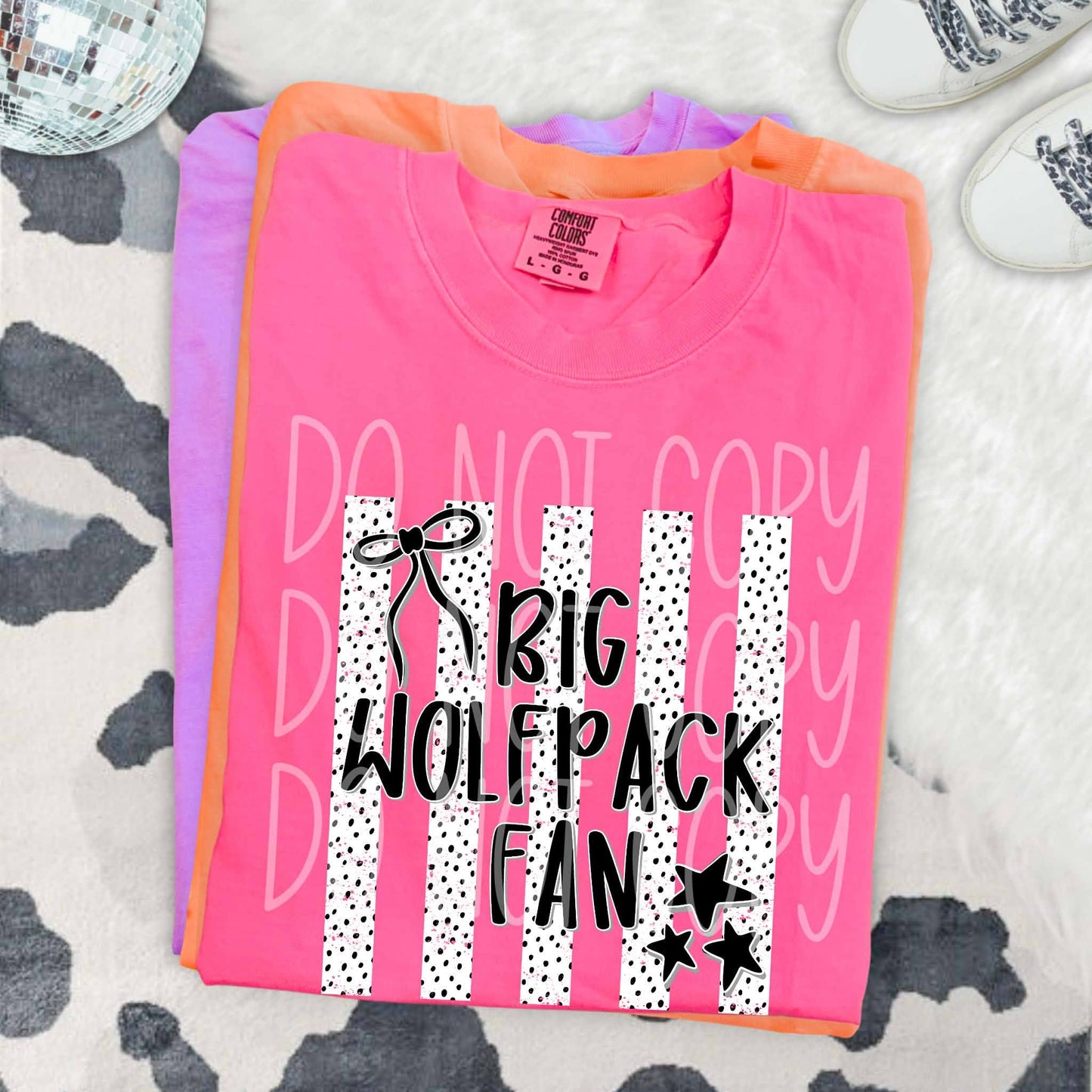 Dalmatian Dot Stripe Big Wolfpack Fan