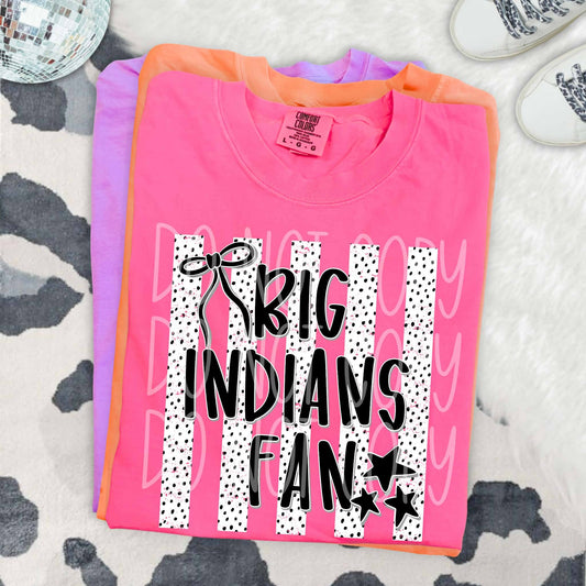Dalmatian Dot Stripe Big Indians Fan