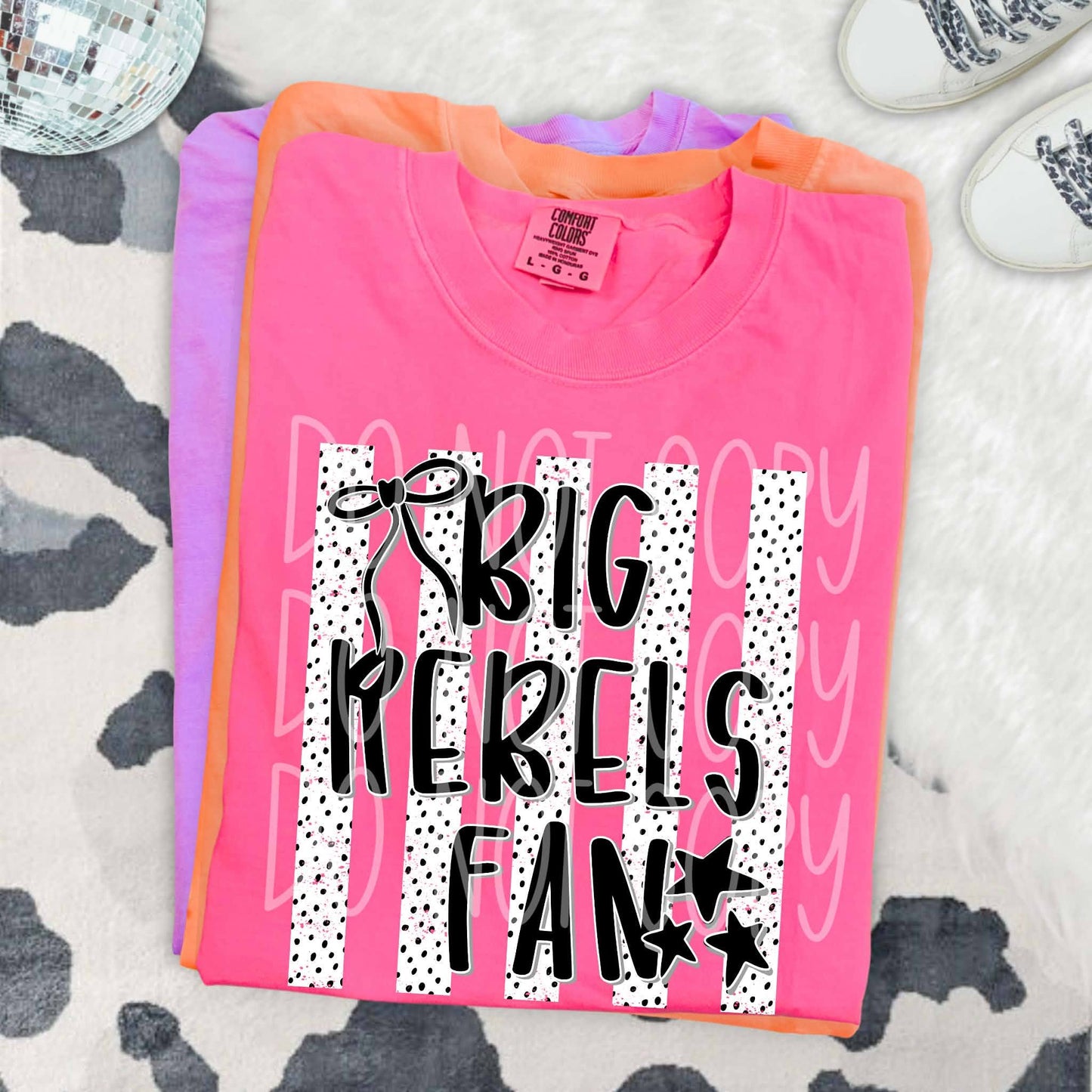 Dalmatian Dot Stripe Big Rebels Fan