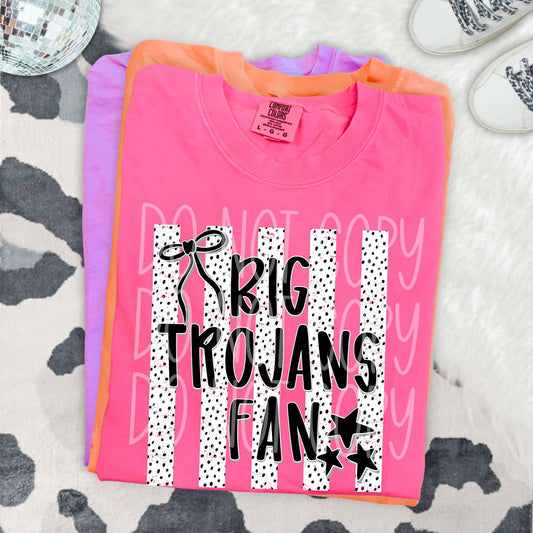 Dalmatian Dot Stripe Big Trojans Fan