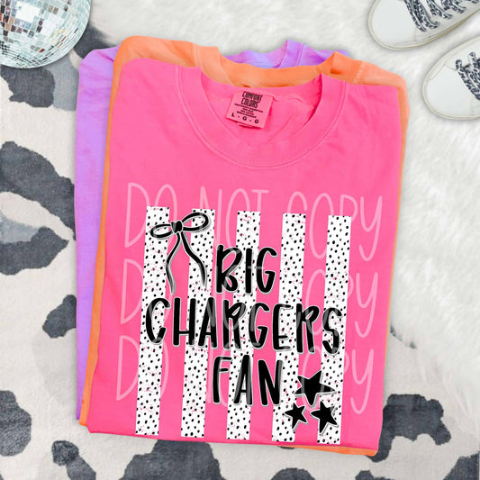 Dalmatian Dot Stripe Big Chargers Fan