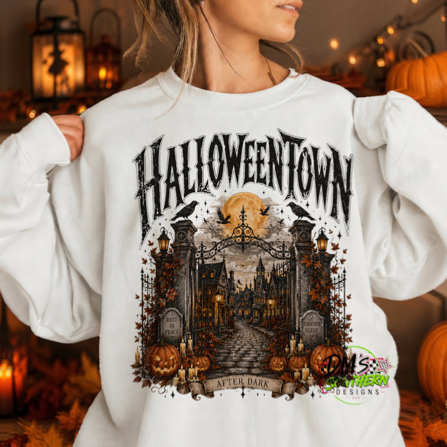 VINTAGE HALLOWEEN TOWN SPOOKY CUTE