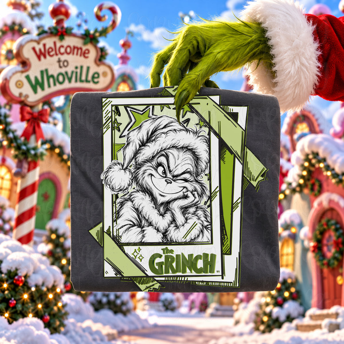 CHRISTMAS GR1NCH 5 DESIGNS TO CHOOSE FROM