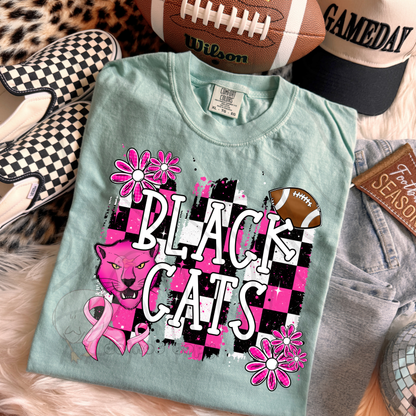 PINK CHECKERED MASCOTS SCHOOL SPIRIT