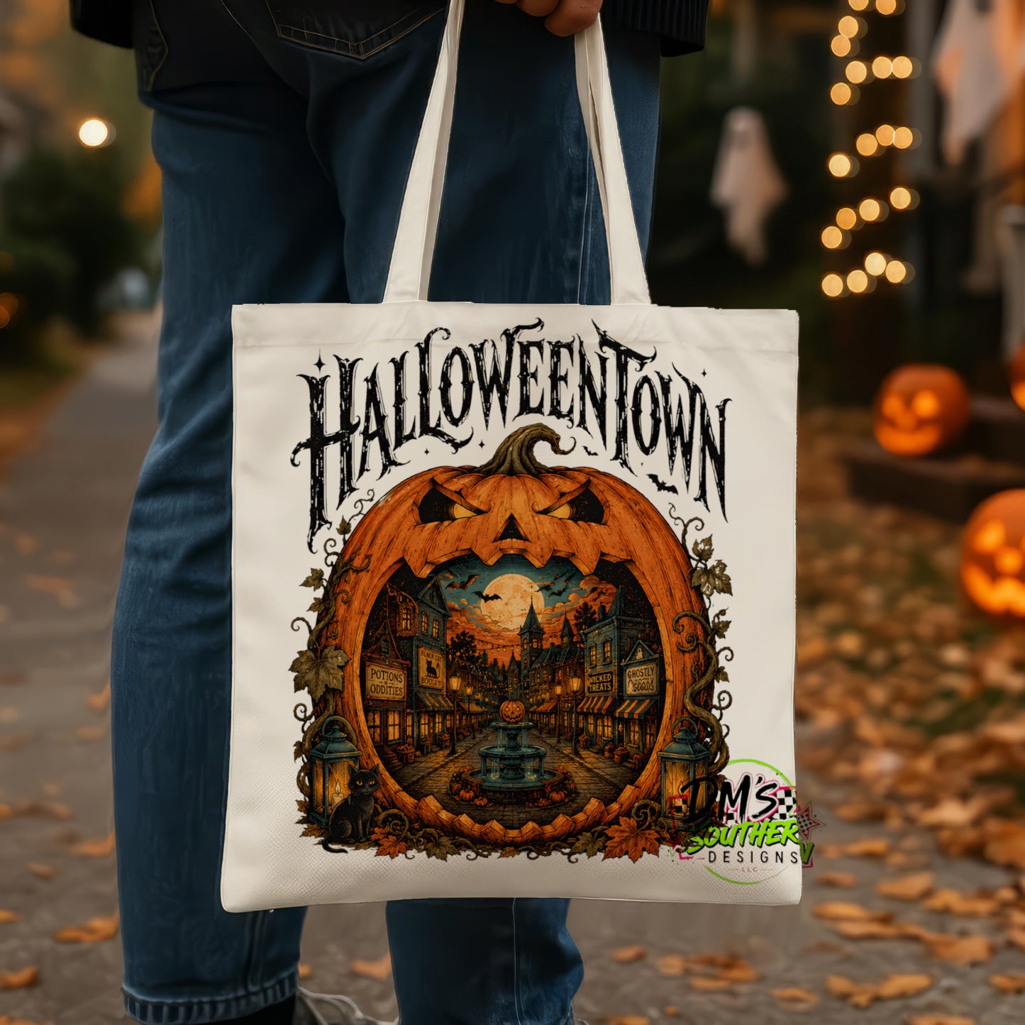 VINTAGE HALLOWEEN TOWN SPOOKY CUTE