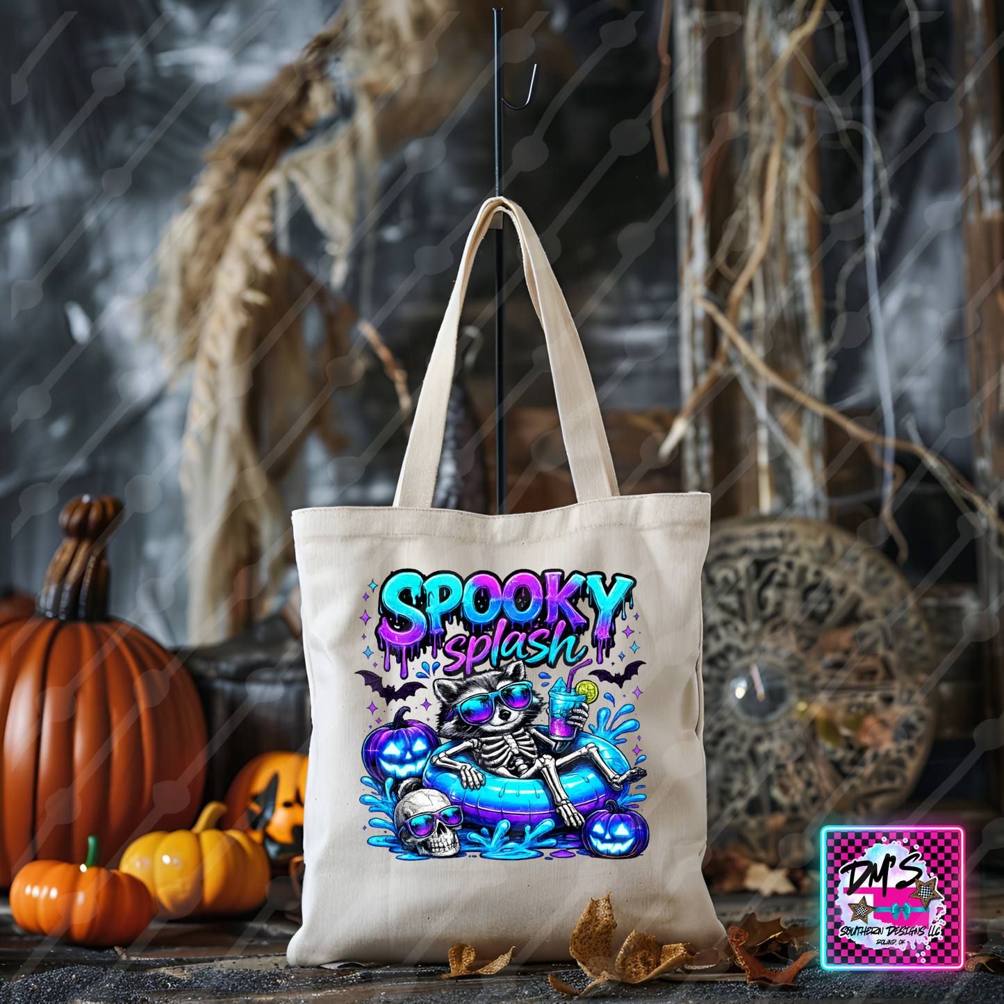 SPOOKY SPLASH TOTE BAG
