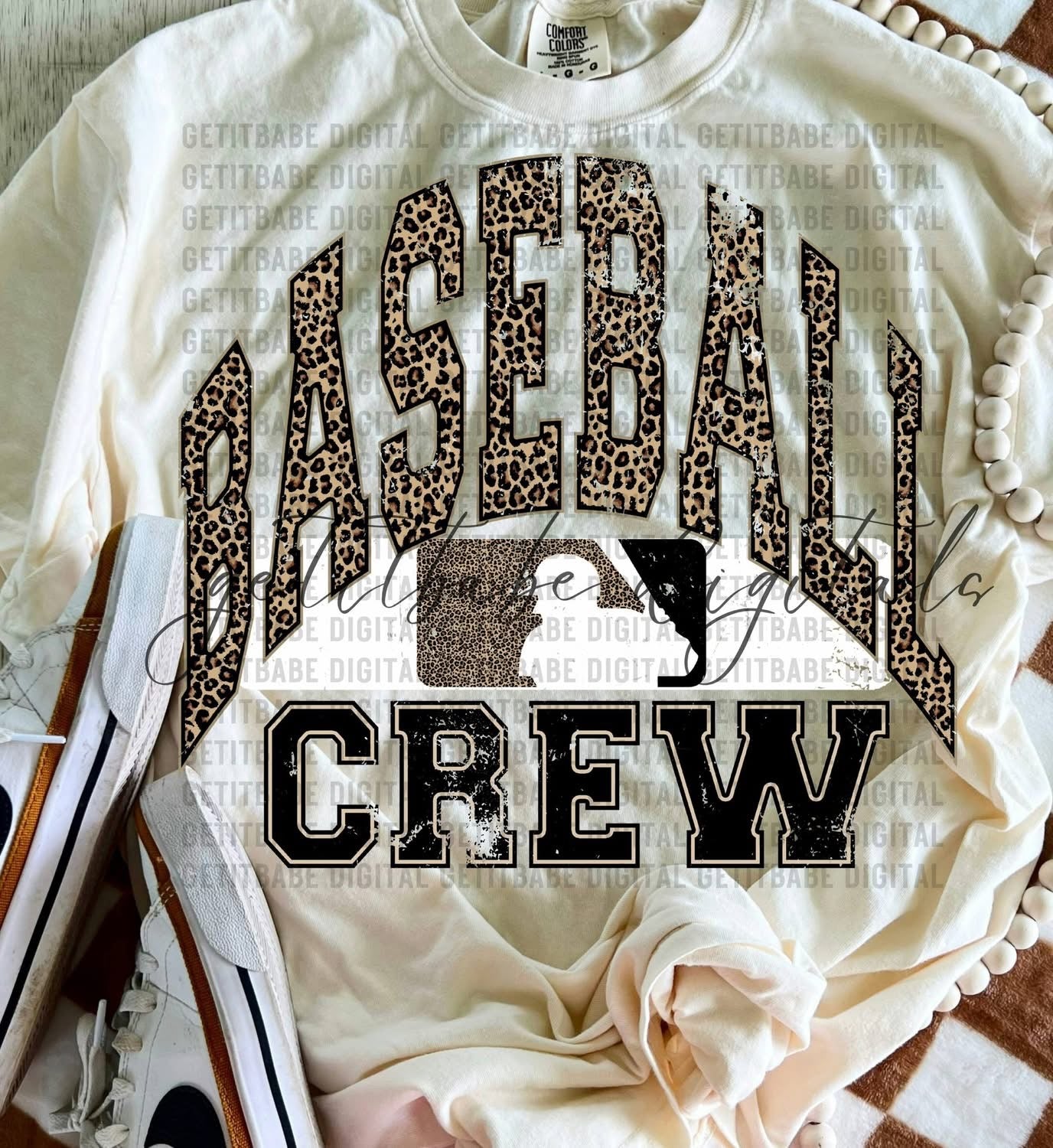 Leopard Baseball Bundle Trucker Hats, Shirts & Transfers