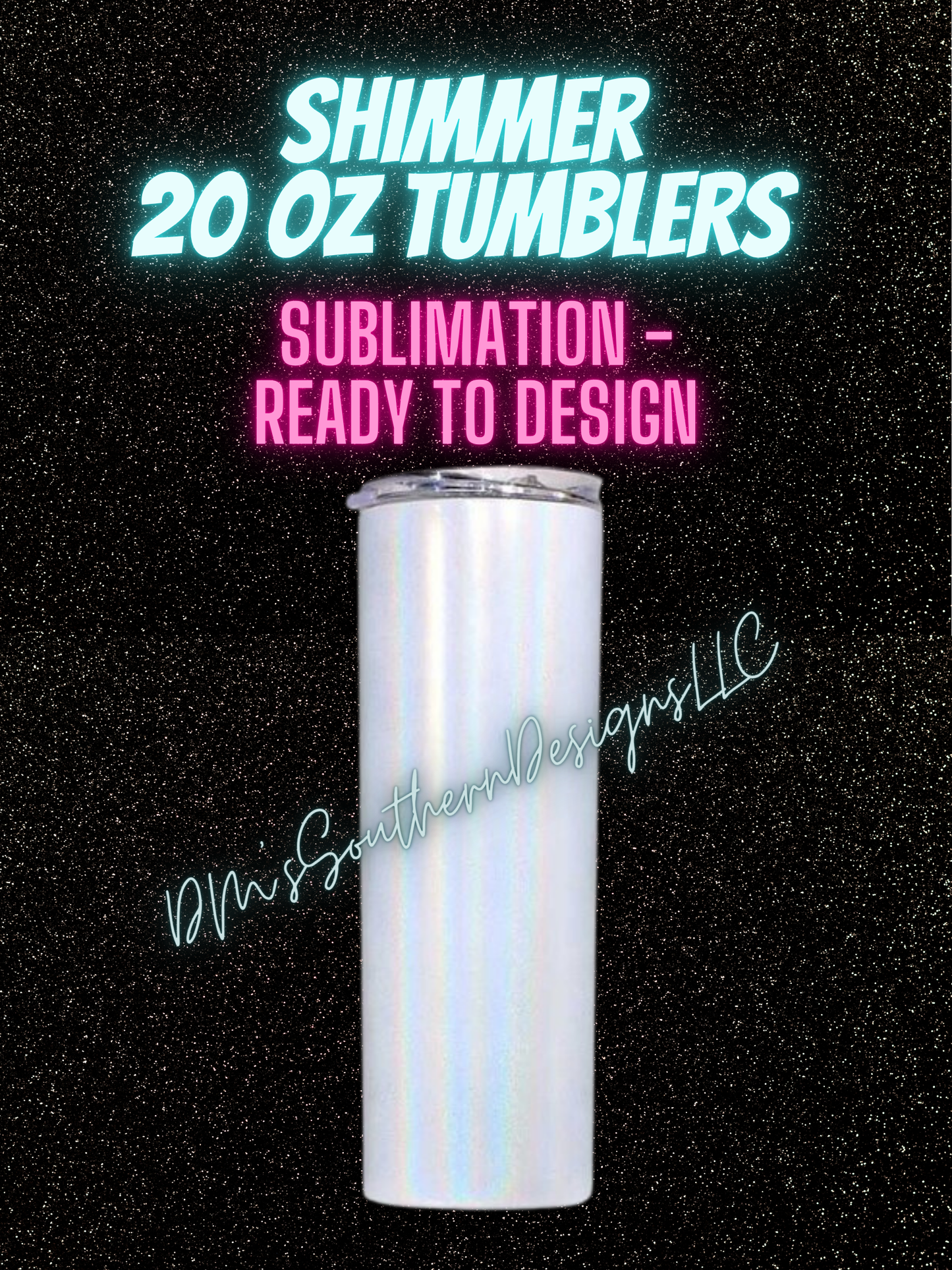 20oz Blank Sublimation Tumbler - Shimmer