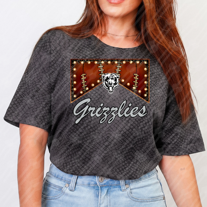 GRIZZLIES FOOTBALL MARQUEE